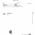 JM1170L GIA Report for a 2.19-carat natural spinel, grayish greenish blue, step cut, transparent, showing no indications of heating.