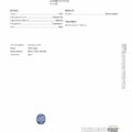 JM1225L GIA Report for a natural blue spinel, oval, step cut, 2.04 ct, 8.42 x 7.26 x 4.87 mm, no indications of heating.