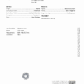 JV1565KG GIA Report for a 2.77-carat natural, round, modified brilliant cut sapphire shows no evidence of heating; gemstone image included below.
