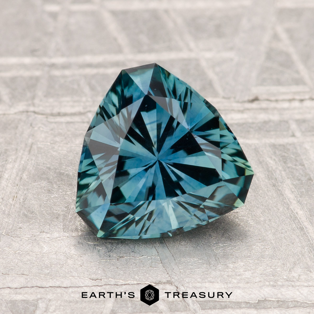 画材 Sapphire Genuine Coarse 1.83-Carat Teal Montana Sapphire (Heated) - Earth's Treasury