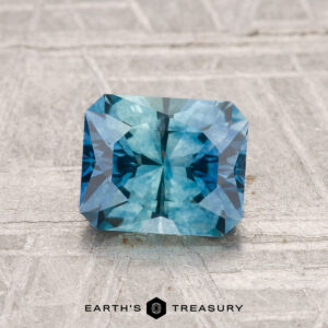 1.60-Carat Aqua-Blue Particolored Montana Sapphire (Heated)