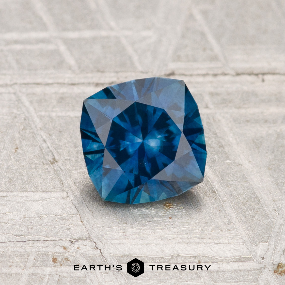 AAA NATUREL CEYLAN Royal Saphir Bleu Desseré Coussin Gemme Coupe 9x8 MM