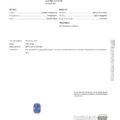 JV1363KG GIA Report: Cushion fantasy cut violetish blue sapphire, 2.67 ct, natural corundum from Sri Lanka, no heating detected.