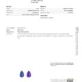 The JV1409KG GIA Report provides details and images for a bluish violet to purple sapphire from Sri Lanka, including full gem specifications.