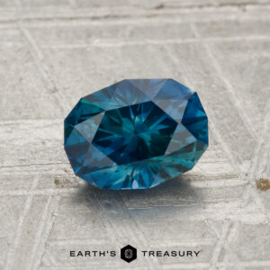 1.41-Carat Peacock-Teal Particolored Montana Sapphire (Heated)