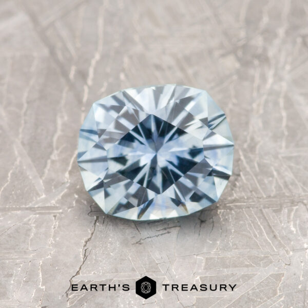 1.04-Carat Pale Sky Blue Montana Sapphire (Heated) A blue Montana sapphire in our "Hyperbola" oval design