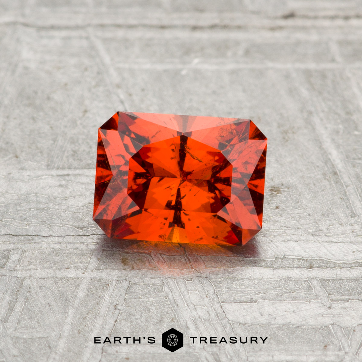 0.97-Carat Light Orange Grossular Garnet - Earth's Treasury
