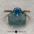 The “Elenin” Ring with 1.47-Carat Montana Sapphire (Heated)