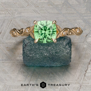 The “Amborella” Ring with 1.43-Carat Tsavorite Garnet
