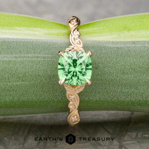 The “Amborella” Ring with 1.43-Carat Tsavorite Garnet