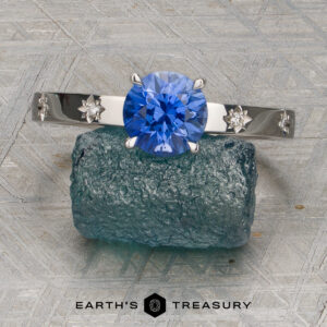 The “Astrea” Ring with 1.48-Carat Cornflower Blue Ceylon Sapphire (Heated)