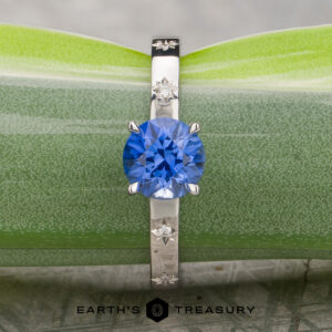 The “Astrea” Ring with 1.48-Carat Cornflower Blue Ceylon Sapphire (Heated)