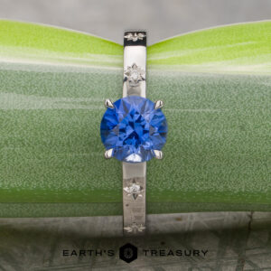 The “Astrea” Ring with 1.48-Carat Cornflower Blue Ceylon Sapphire (Heated)