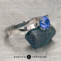 The “Astrea” Ring with 1.48-Carat Cornflower Blue Ceylon Sapphire (Heated)