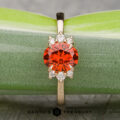 The “Hesperia” Ring with 1.83-Carat Orange Spessartine Garnet