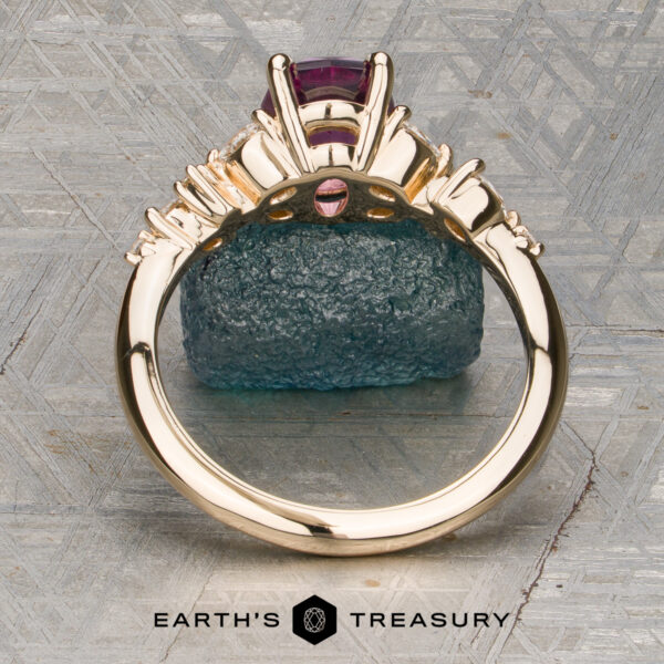 The “Holly” Cluster Ring with 2.02-Carat Color-Change Pastel Pyrope Garnet The “Holly” Cluster Ring with 2.02-Carat Color-Change Pastel Pyrope Garnet