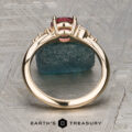 The “Iris” Ring with 1.32-Carat Orangey Pink Garnet