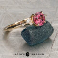 The “Iris” Ring with 1.32-Carat Orangey Pink Garnet