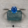 The “Thalia” Solitaire With 1.23-Carat Montana Sapphire (Heated)