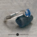 The “Thalia” Solitaire With 1.23-Carat Montana Sapphire (Heated)