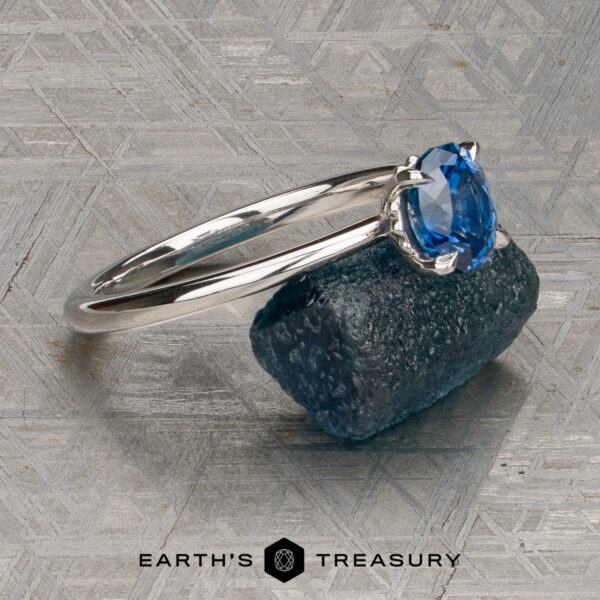 The “Thalia” Solitaire With 1.23-Carat Montana Sapphire (Heated) The “Thalia” Solitaire With 1.23-Carat Montana Sapphire (Heated)
