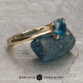 The “Lyra” Solitaire With 1.33-Carat Rich Teal Montana Sapphire (Heated)