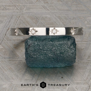 Straight “Astrea” Band in platinum 950