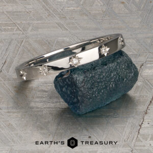 Straight “Astrea” Band in platinum 950