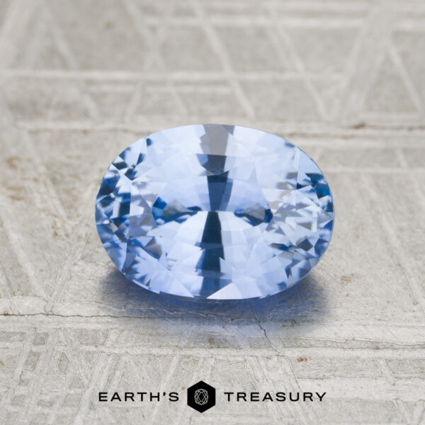 3.10-Carat Sky Blue Ceylon Sapphire (Heated)