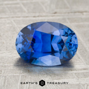 2.55-Carat Rich Cornflower Blue Ceylon Sapphire (Heated)
