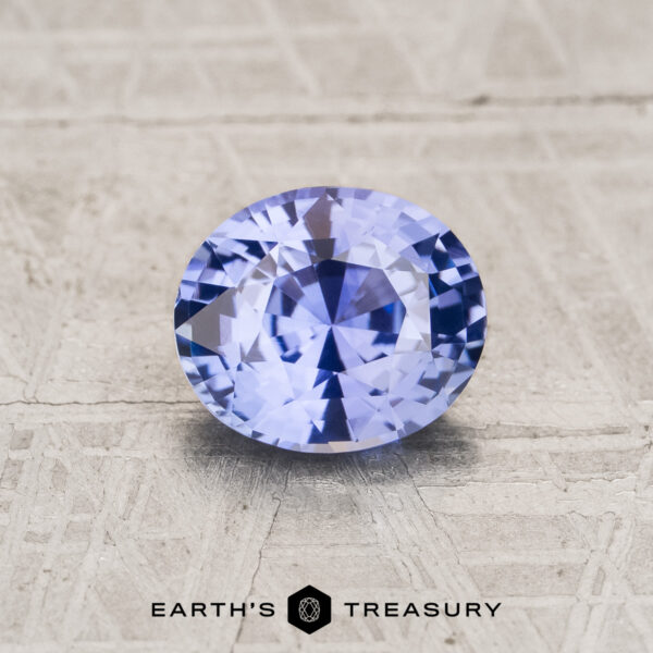 2.08-Carat Light Cornflower Blue to Violet Color-Change Ceylon Sapphire (Heated) 2.08-Carat Light Cornflower Blue to Violet Color-Change Ceylon Sapphire (Heated)